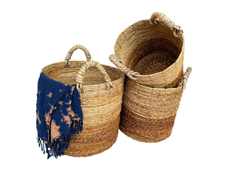 Woven laundry baskets indonesia