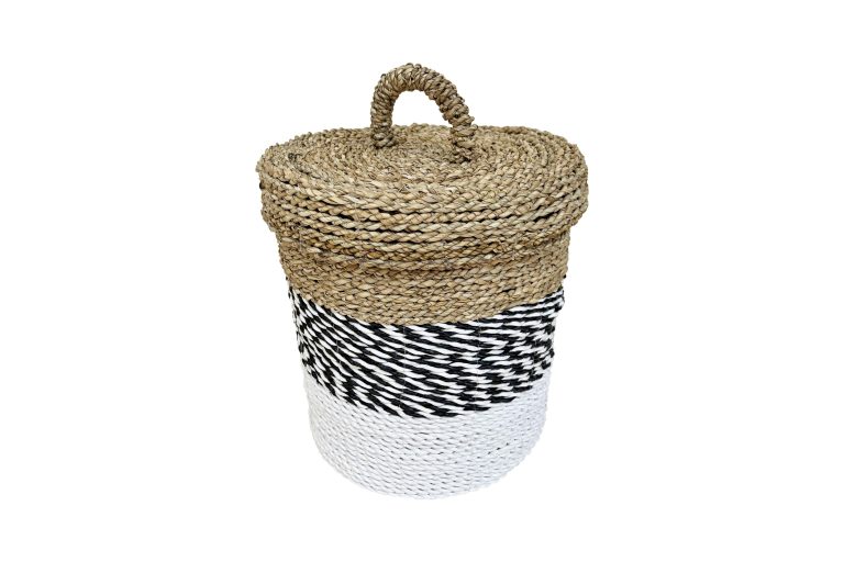 Seagrass toy basket organizer