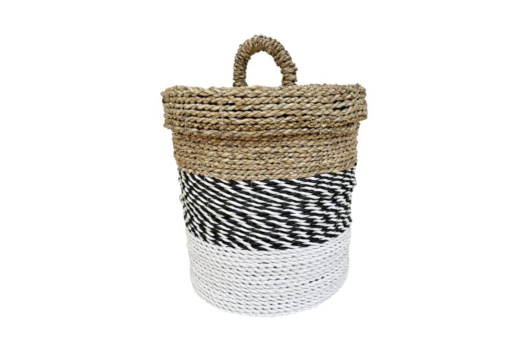 Seagrass toy basket organizer